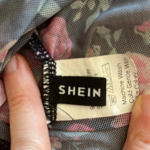 Mesh Ruffle Y2K Rave 70s Disco Retro Sheer Long Sleeve Colorful Tops 90s Club - Picture 9 of 10